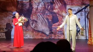 Александр Дьяченко после спектакля На одном дыхании. Стокгольм