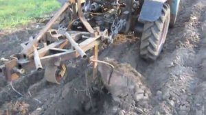 Пробная пахота минитрактором с двигателем Умз(ЗиД)