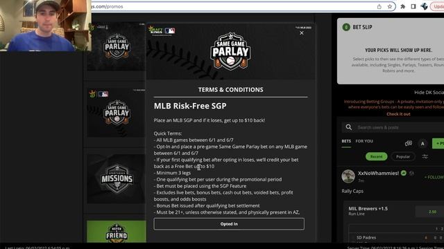 Best Same Game Parlays (SGPs) for 6/3 | Sports Betting Promos | DraftKings & FanDuel Risk-Free Bets