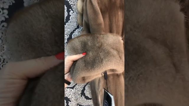 100см английский воротник куница, мех Velvet Vogue