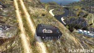 GTA 4 Cliff Drops & Crashes (Real Cars Mods) ep.18