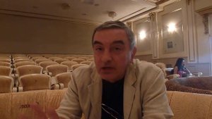 Кирилл Стрежнев накануне открытия Новой сцены Театра музкомедии в Екатеринбурге 20 ав