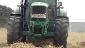 пресс подборщик John Deere 590, обзор, тест - драйв
