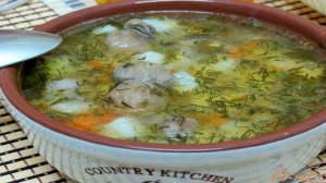 Суп с белыми грибами