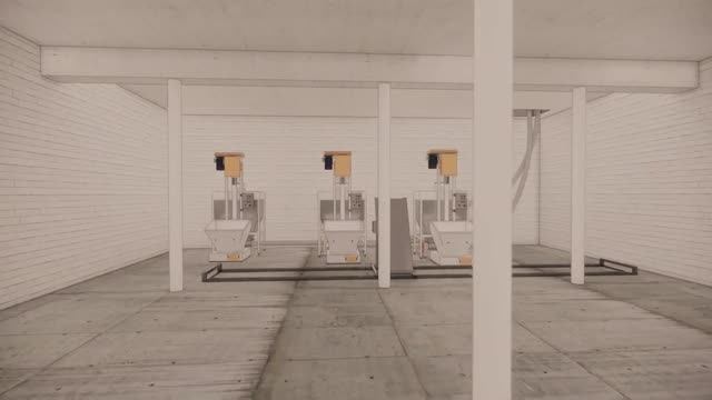 Линия подачи, дозирования, хранения и транспортировки муки производства компании ПАЛЕРОМ смотреть онлайн