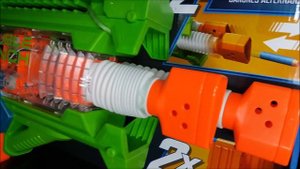 Nerf Elite 2.0 Double Punch Motorized Dart Blaster - 50 Nerf Darts, 2X 10-Dart Clips