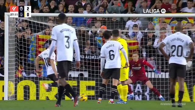 VALENCIA CF 3 - 1 VILLARREAL CF | RESUMEN DEL PARTIDO смотреть онлайн