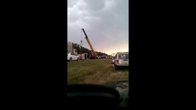 Последствия страшного ДТП на въезде в Краснодар 09.09.2014
