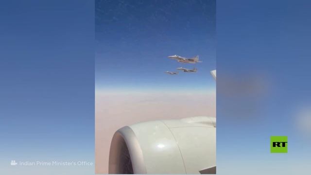مقاتلات سعودية ترافق طائرة رئيس وزراء الهند