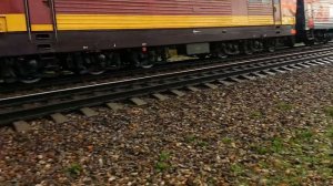 ЧС4т-371 с поездом N-88 Смоленск- Санкт-Петербург у платформы Вышегор