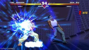 CJ (GTA SA) vs SHIN RYU - HIGH LEVEL INSANE EPIC FIGHT! Mugen Street Fighter