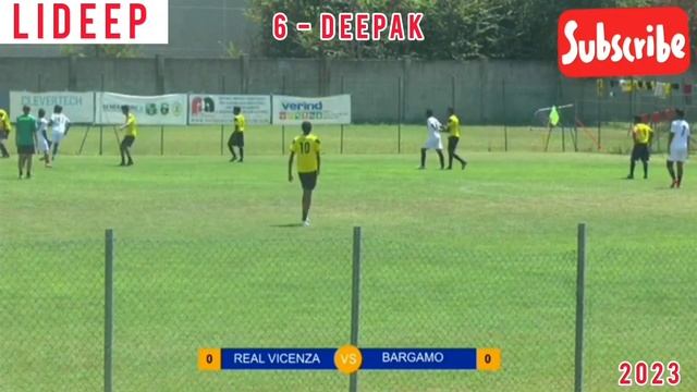 Highlights Deepak football match 2023 - Italy football match - Lideep - Learn skills football