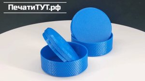 Футляр для карманной оснастки печати "ПИКСЕЛЬ РФ". Корпус: синий.