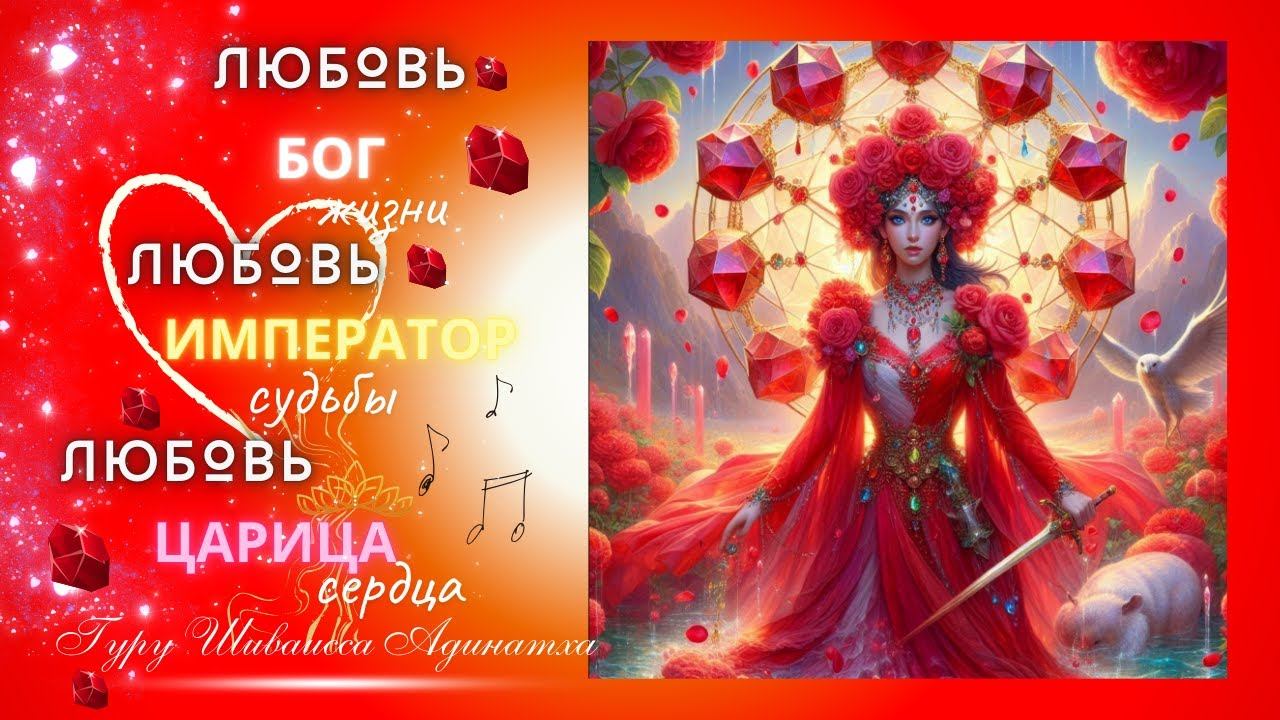 Любовь Бог жизни Любовь Император судьбы Любовь царица сердца. Гуру Шиваисса Адинатха