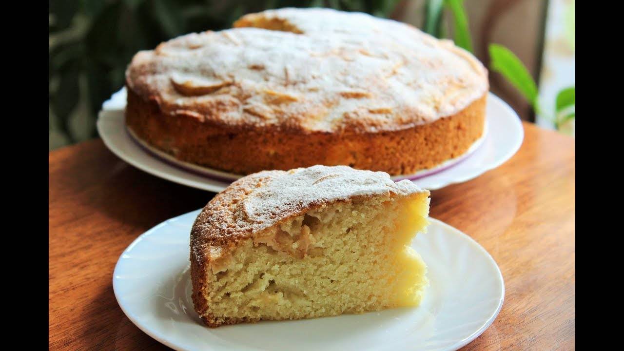 МАННИК С ЯБЛОКАМИ за 10 минут (+время на выпечку)! Яблочный манник, очень вкусно. смотреть онлайн