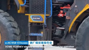 XCMG XC958-EV Electric Wheel Loader #xcmg #machinery #wheelloader