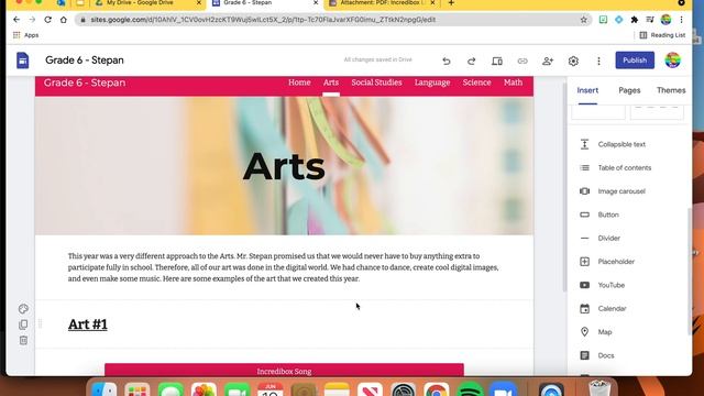 Google Sites - Day 6