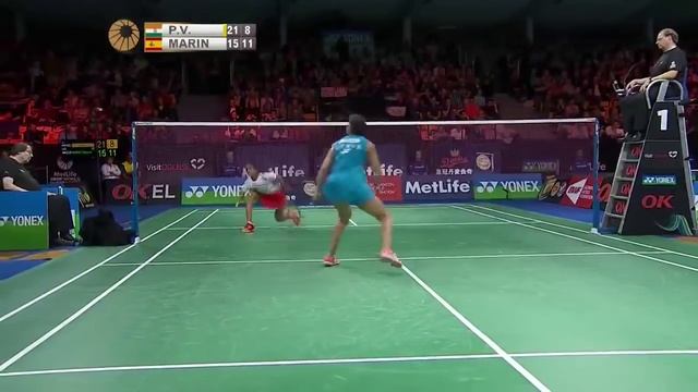 2015 Denmark Open - SF - P.V  Sindhu vs Carolina Marin