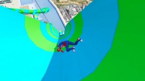 GTA 5 Water Ragdolls Spiderman vs Hulk Jumps/Fails (Euphoria Physics Funny Moments) #176
