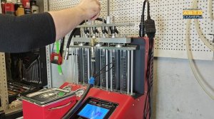 Новая комплектация установки для очистки и тестирования форсунок LAUNCH CNC 605A GDI