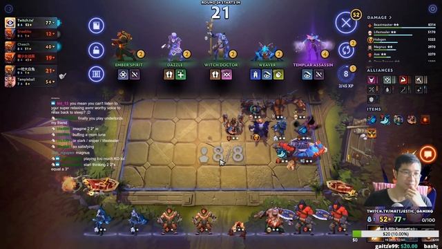 EPIC COMEBACK! Six ★★★ Heartless Build! | Dota Underlords смотреть онлайн