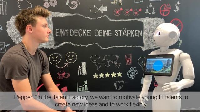 Interview with Pepper | our training robot talks about BMW IT apprenticeships | BMW Group Careers.
