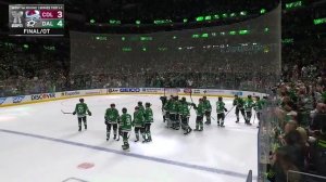 STARS even the series with OT WIN