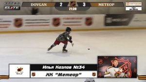 Козлов Илья 34 ХК МЕТЕОР Лучший игрок матча