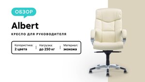 Обзор кресла для руководителя Albert