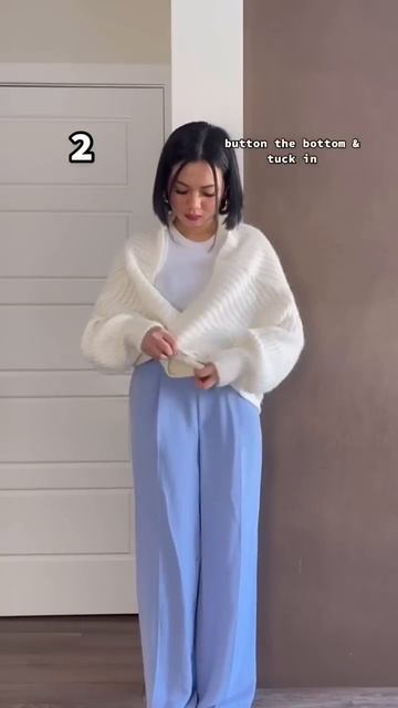 3 Ways To Style A Cardigan Winter Edition 😍❄ #outfitideas #outfit #fashion #fashiontrends