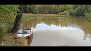 На лодке Днепр по р.Чермоз, р.Пожевка, Чермозский пруд