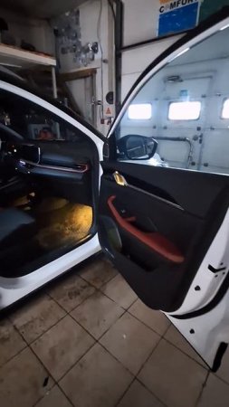 Контурная подсветка салона #Geely #Coolray #cars #automobile