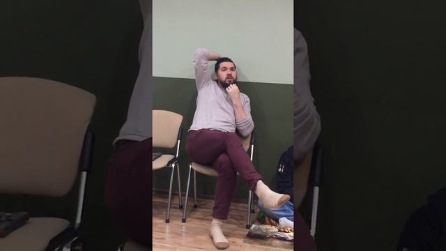 Георгий Голобоков. Отрывок регулярной встречи АнтиТеатра. смотреть онлайн