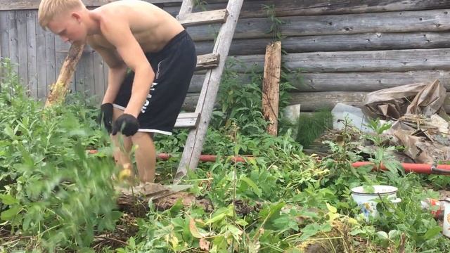 Купил заброшенную дачу😱. Куча стёкла и пленки😬? #заброшеннаядача