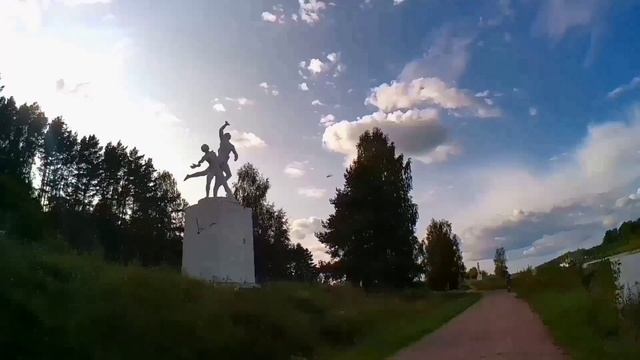 Велодорожка Яхрома - Дубна (интересное приключение!) смотреть онлайн