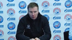 Пресс-конференция тренеров ХК Ямальские стерхи и ХК Алтай 06.11.2014