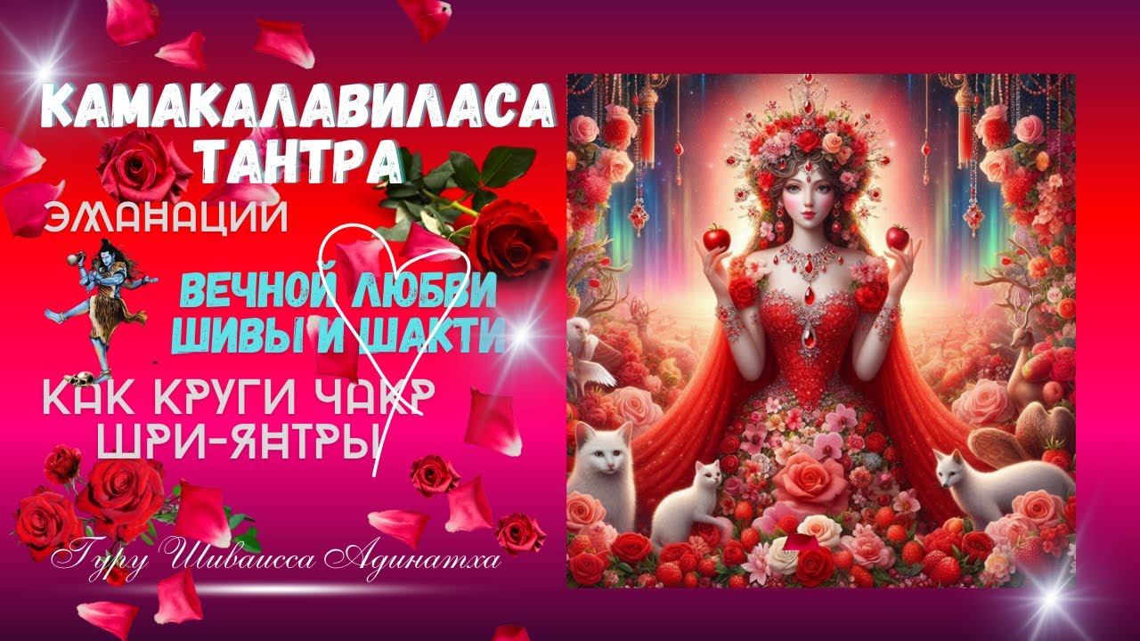 Камакалавиласа Тантра - эманации вечной Любви Шивы и Шакти как круги чакр Шри-янтры
