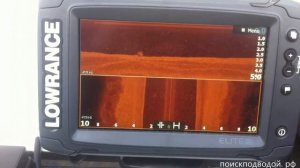 Поиск утонувшего рыбака с помощью эхолота