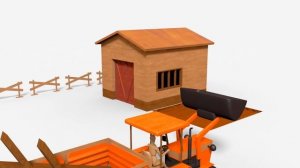 Tractor and Building a New Field - Tractor and agricultural Machinery Simulation / Traktor for Kids