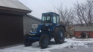 Запуск двигателя в мороз на холодную. Трактор Т-40 АМ