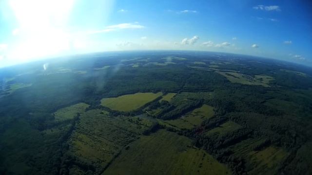 Охотино - в сторону Красноармейска (Сергиев Посад). FPV SkyEye Hobbyking 2000 mm смотреть онлайн