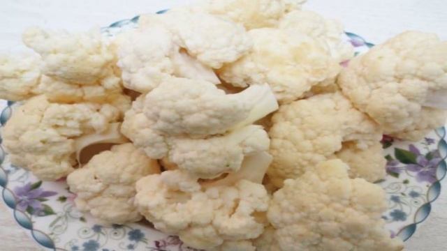 Ёжики из цветной капусты