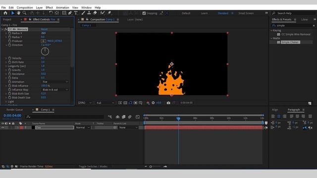 How to create quick and easy 2D fire animation in After Effects | No Plugins смотреть онлайн