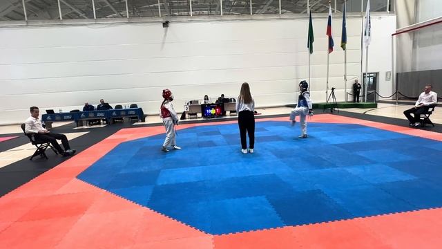 Первенство ХМАО Югры Тхэквондо 12-14 лет 2024 Наврузова Ева смотреть онлайн