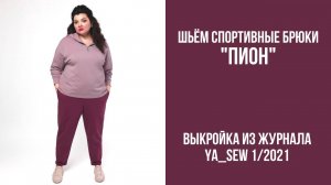 Брюки спортивные "ПИОН". Журнал ″Я шью″ № 1_2021