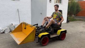 Мини погрузчик Хасбик 7 лс борповоротный