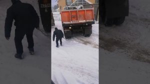 Камаз застрял