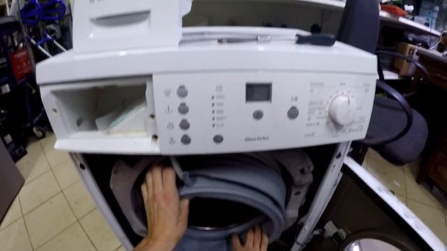 Как заменить манжету на стиральной машине Бош. Порвалась манжета люка!