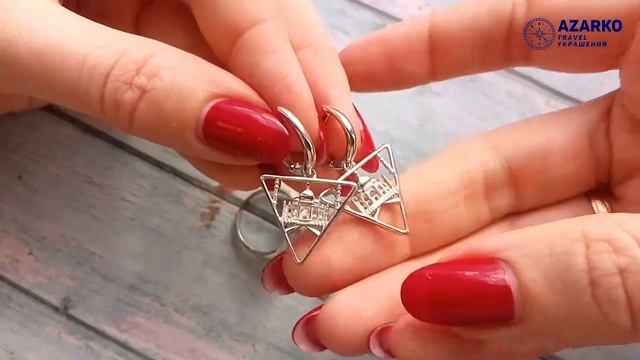 Обзор серебряного гарнитура "Тадж Махал" смотреть онлайн