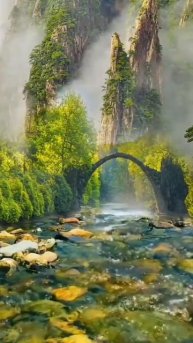 ▎Ракотцбрюке (Мост Дьявола) в Германии: Уникальное природное чудо 🌉🍃
